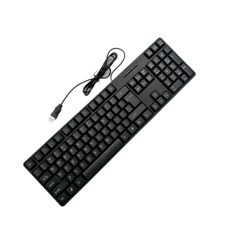 Spanish French  Russian Arabic Letter keycaps Keyboard Gaming Keyboard Usb Wired 104 Keys  For Computer — image 4 of 6