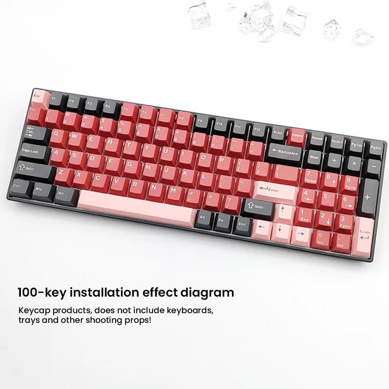 126 Keys Double Shot PBT Cherry Keycaps Mechanical Game Keyboard Wireless for MX Switch Keycap GMK67 GMK87 GMK61 Keyboard Keycap — image 6 of 6