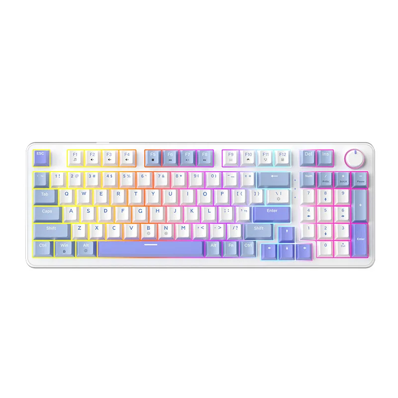 Zifriend AG98 Mechanical Keyboard Gasket Mount RGB Backlit Full Key Hot-Swappable for Gaming & Esports Wired — image 5 of 6