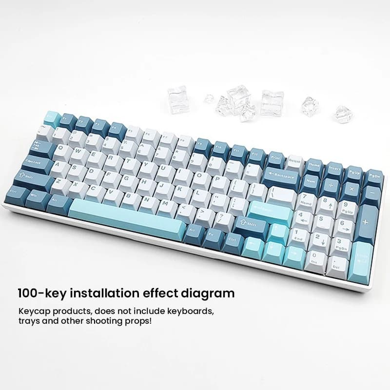 126 Keys Double Shot PBT Cherry Keycaps Mechanical Game Keyboard Wireless for MX Switch Keycap GMK67 GMK87 GMK61 Keyboard Keycap — image 4 of 6