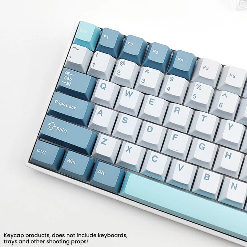 126 Keys Double Shot PBT Cherry Keycaps Mechanical Game Keyboard Wireless for MX Switch Keycap GMK67 GMK87 GMK61 Keyboard Keycap — image 1 of 6