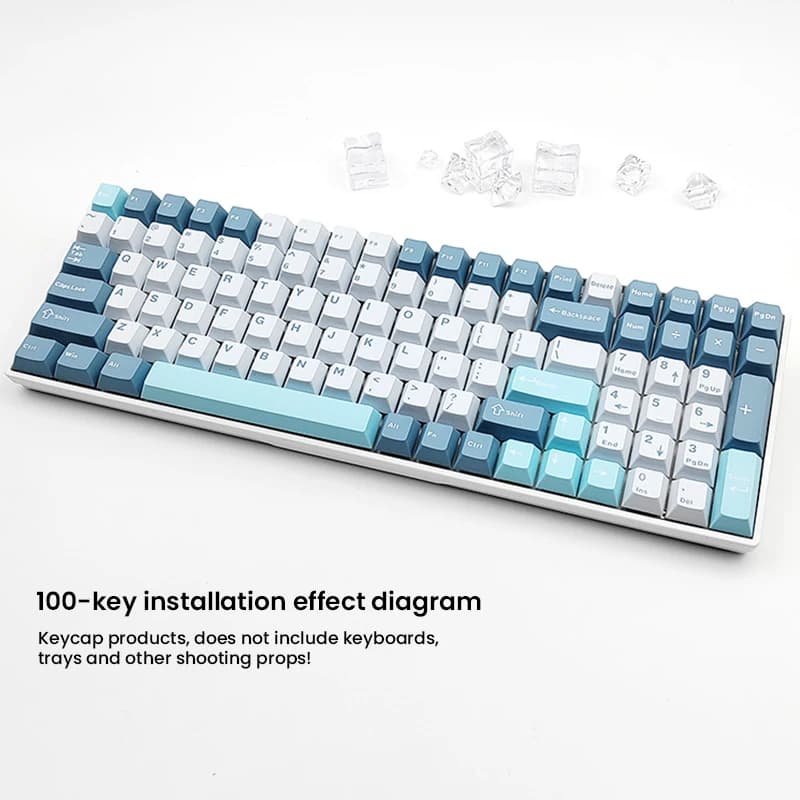 126 Keys Double Shot PBT Cherry Keycaps Mechanical Game Keyboard Wireless for MX Switch Keycap GMK67 GMK87 GMK61 Keyboard Keycap — image 2 of 6