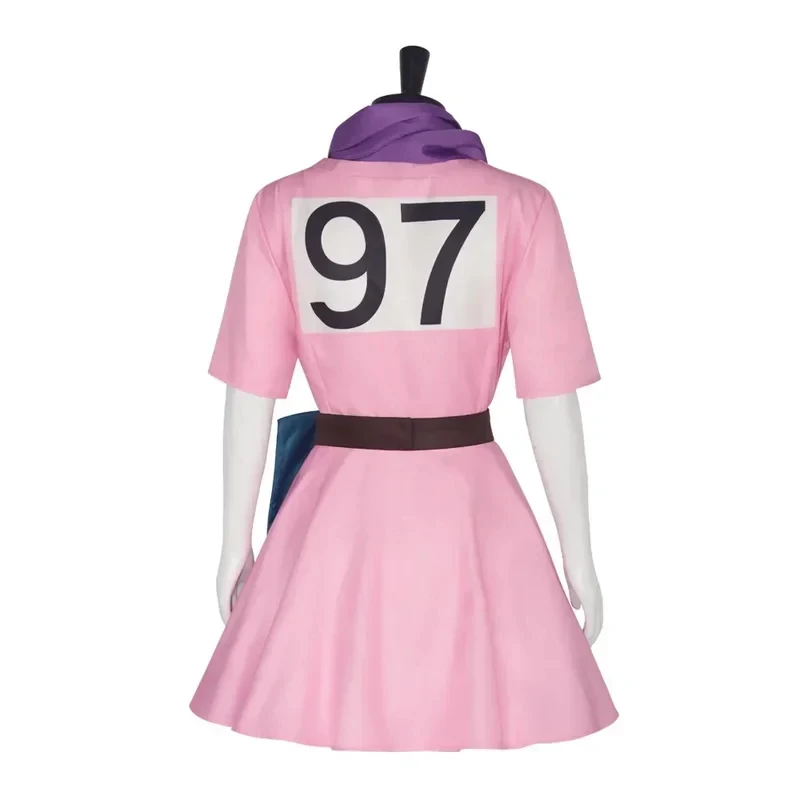 Haha❖Anime Bulma Coplay Cotume Pink Dre Uniform Kawaii  Full Set Outfit Halloween ... — image 4 of 5