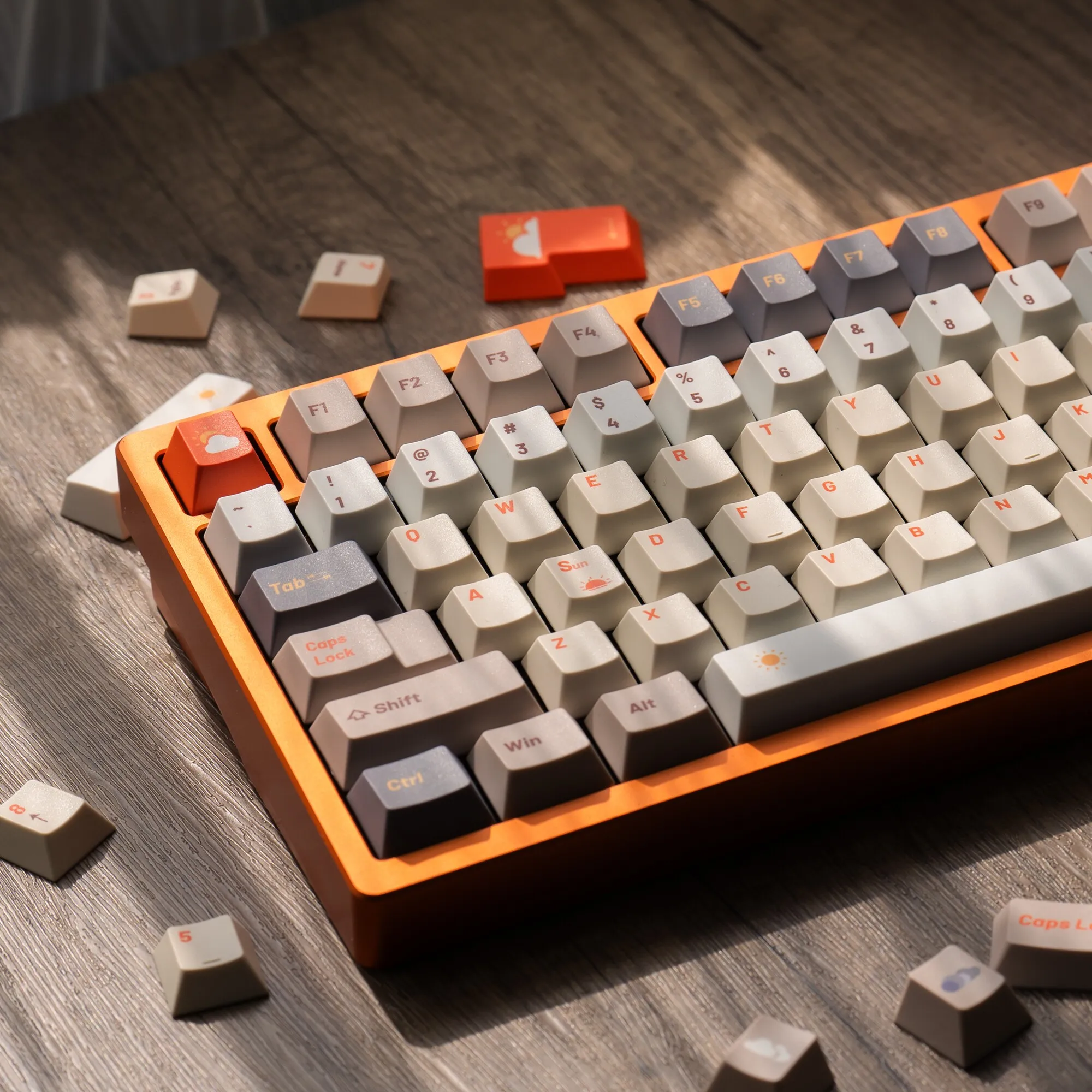 Weather  Keycaps PBT Material Cherry Profile 1.7mm Thick Dye Sublimation Mechanical Keyboard Keycaps — image 2 of 5