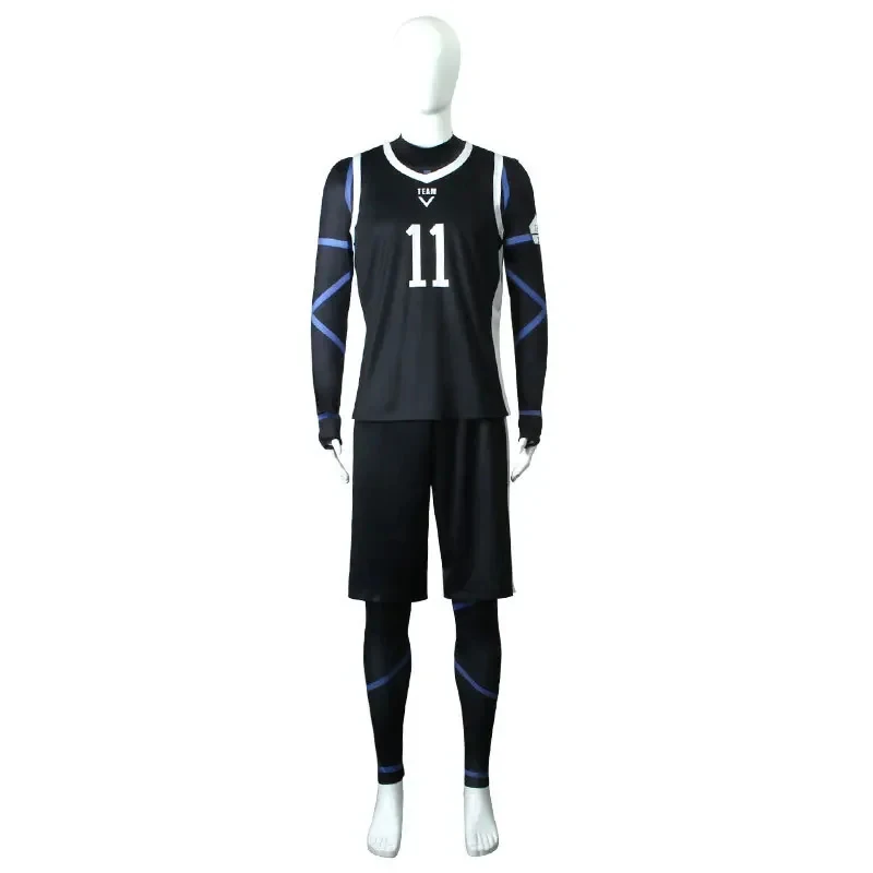 ▨♨◐Nagi Seishiro Cosplay Jersey Anime Seishiro Nagi Cosplay Costume Jumpsuit Wig F... — image 5 of 5