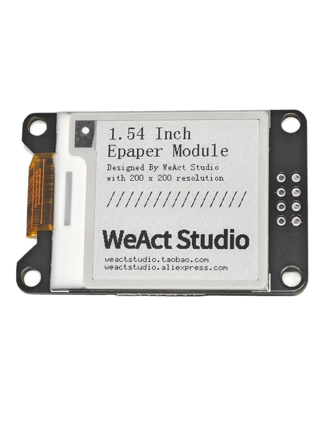 WeAct 1.54'' 1.54 Inch Epaper Module E-paper E-Ink EInk Display Screen SPI Black-W... — image 5 of 5